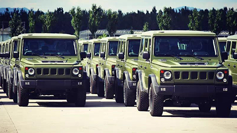 “越野世家，勇士出征” 北京汽車勇士改進型首次交裝中國人民武裝警察部隊